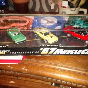 Very Rare Hot Wheels '67 Muscle Cars 3 Car Set Cam